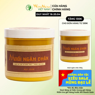 Muối ngâm chân thảo dược Giảm Đau Nhức, Phù Nề tốt cho người bị xương khớp và các mẹ bầu WonMom 350gr