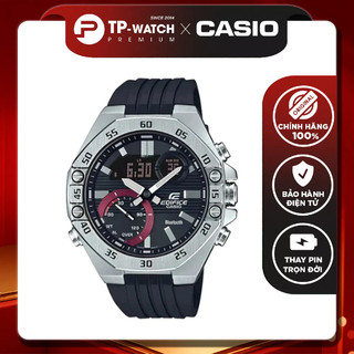 Đồng hồ nam casio edifice ecb-10p-1adf chính hãng - bluetooth - dây cao su | ecb-10p