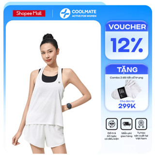 Áo Singlet thể thao nữ chạy bộ Core Tank thoáng khí (không kèm bra trong) Coolmate Active For Women