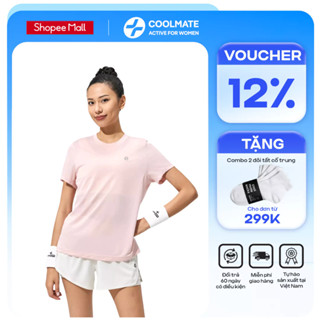 Áo thun thể thao nữ chạy bộ Core Tee siêu nhẹ, thấm hút, nhanh khô - Coolmate Active For Women