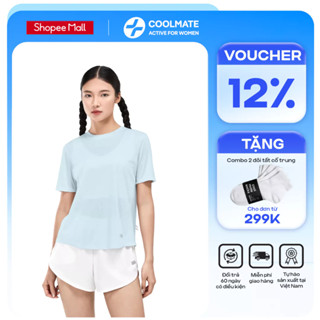 Áo Thun Thể Thao Nữ Lightweight Tee Mỏng Nhẹ, Co Giãn Thoải Mái - Coolmate Active For Women