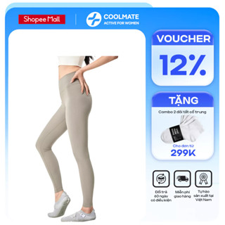 Quần Legging Yoga Ribbed Mềm Mịn, Co Giãn 4 Chiều, Tôn Dáng - Coolmate Active For Women