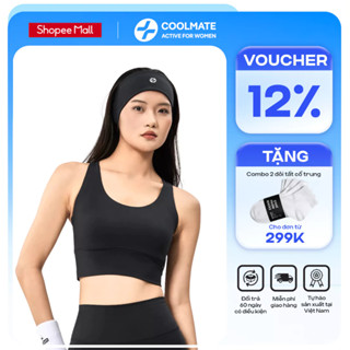 Áo Bra Yoga CoolFlex Thiết Kế Lưng T-Back, Nâng Đỡ Nhẹ, Co Giãn 4 Chiều- Coolmate Active For Women