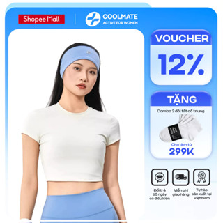 Áo Thể Thao Croptop Yoga Nữ Slimfit, Co Giãn 4 Chiều, Mềm Mại, Thoáng Khí - Coolmate Active For Women