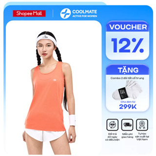 Áo Singlet thể thao nữ co giãn Slim Tee co giãn thoáng khí nhanh khô - Coolmate Active For Women