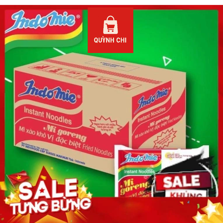 [SAIGON] SỈ THÙNG 40 gói mì Trộn indo chính hãng date mới