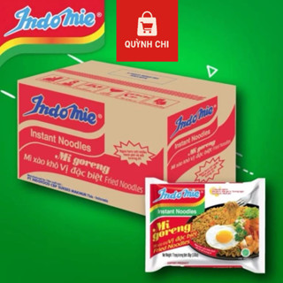 [HCM] [ĐỦ VỊ- MÌ XÀO INDOMIE ] Thùng 40 gói mì xào khô Goreng Indomie (Giá Sỉ)