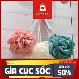 Bông Tắm Tạo Bọt Mềm Mại (màu ngẫu nhiên)