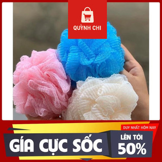 Bông Tắm Tạo Bọt Mềm Mại (màu ngẫu nhiên)