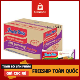[HCM] THÙNG MÌ XÀO KHÔ INDOMIE I 4 VỊ I 20 GÓI
