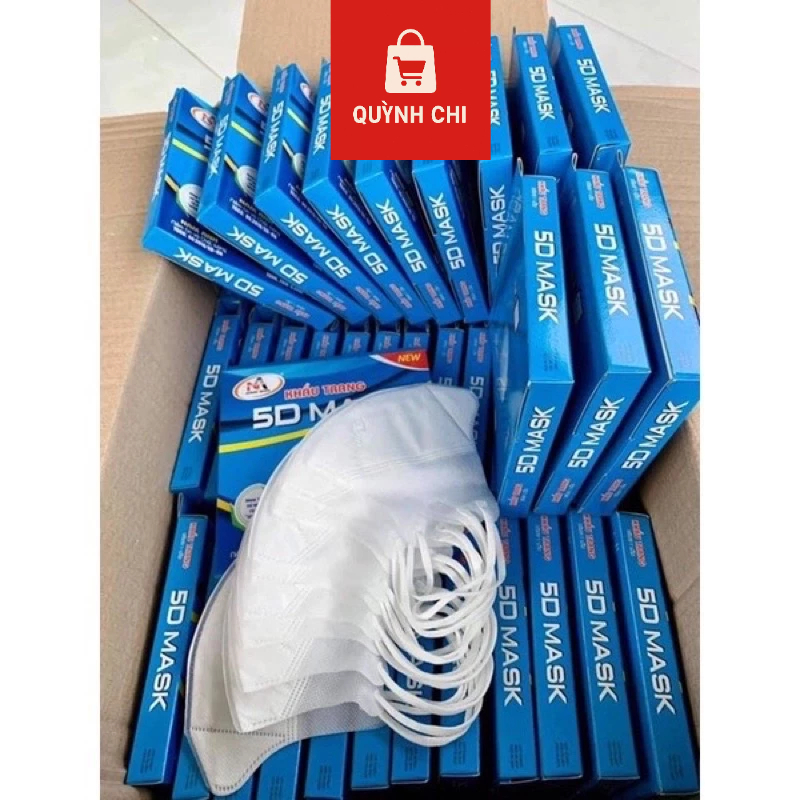 CHÍNH HÃNG - Thùng 300cai Khẩu trang 5D,3d mask NAM ANH người lớn FAMAPRO hộp 10 cái