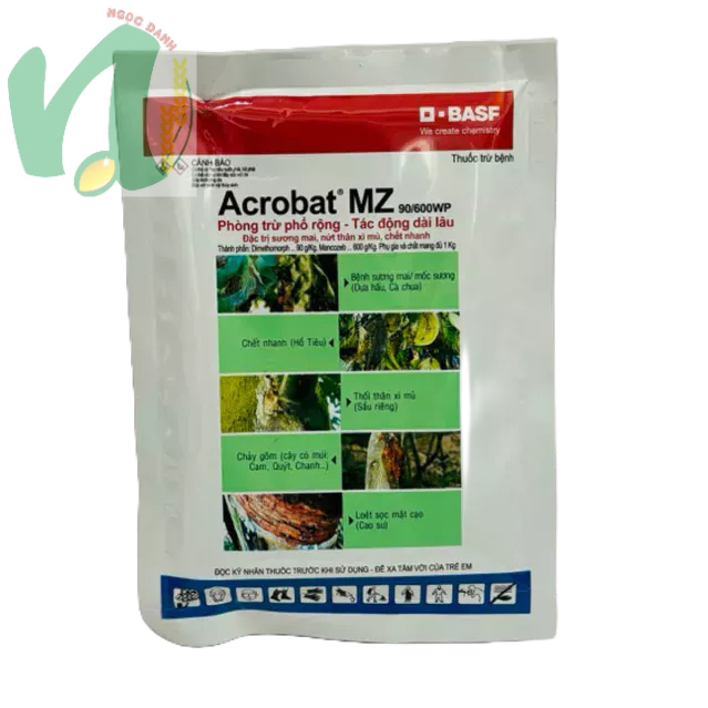 Acrobat 600wp 100g BASF 𝗧𝗿𝘂̛̀ 𝗡𝗮̂́𝗺 Hiệu Quả