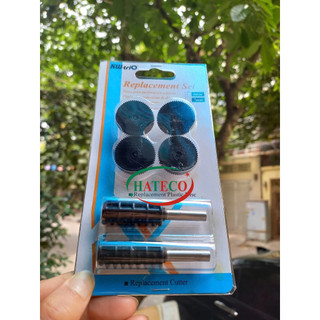 LƯỠI DAO ĐỤC LỖ KW TRIO 933 (190 tờ), CHÍNH HÃNG - Lưỡi cắt dập lỗ (Vỉ gồm 2 lưỡi dao + 4 đế nhựa)