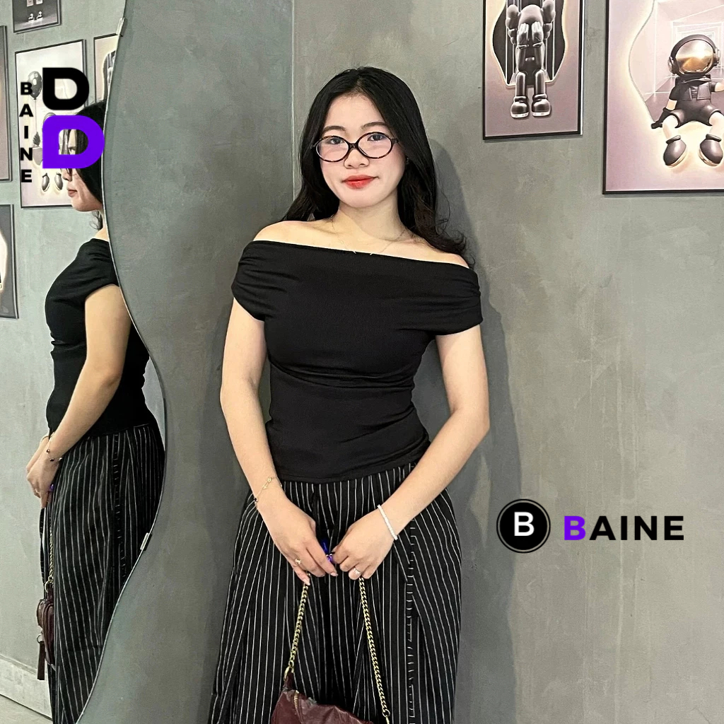 Áo Thun TRỄ VAI LÓT Tiểu Thư Thanh Lịch DÁNG DÀI Nữ DD89, Áo Babytee Chất Thun Gân Kiểu Trơn Nhiều Màu BAINE | BigBuy360 - bigbuy360.vn