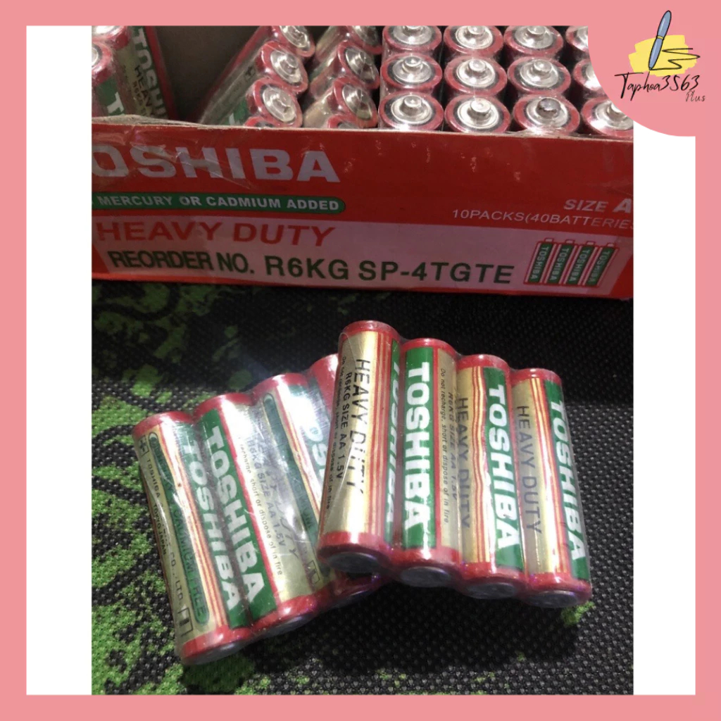Pin Toshiba AA Đồng Hồ (Hộp 40 Viên)