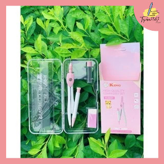 Bộ Compa Eke Thước Kẻ KING 7 Món Đẹp