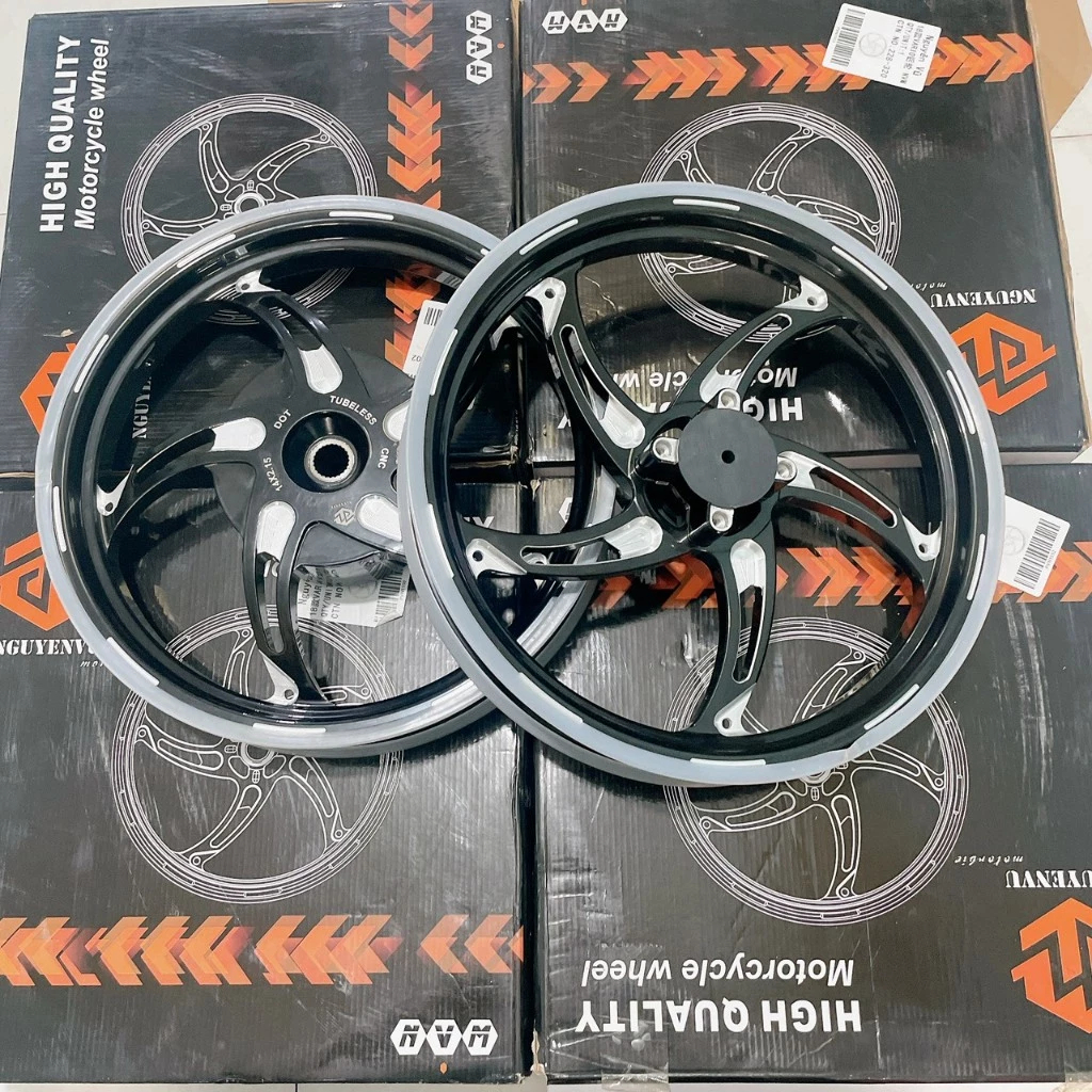 Mâm BST CNC 5 Cây Gắn cho Vario Click Vision AB.. bản 1.85 - 2.15