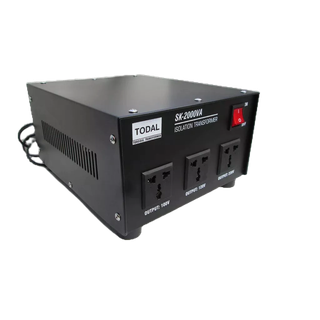 Biến Áp Cách Ly TODAL 2KVA – Điện Ra 220V/120V/100V, Dùng Cho Audio, Thiết Bị Điện, Dây Đồng