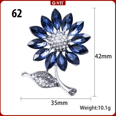 GOTI 14 - Charm Cài Áo Cành Hoa Cao Cấp  Đẹp Thanh Lịch Dành Cho Nữ Kiểu Dáng Đa Dạng