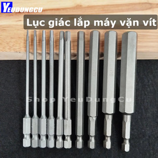  Bộ Mũi Lục Giác Lắp Nhanh Máy Khoan Máy Bắn Vít - Dài 5cm và 10cm Nam Châm từ tính  có bán lẻ  