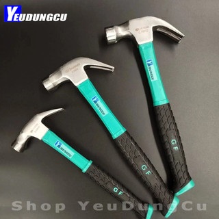  Búa Đóng Đinh Nguyên Khối GF - Tay cầm bọc cao su chắc chắn chuyên đóng ,nhổ đinh 