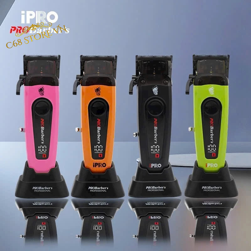 Tông đơ cắt tóc chuyên nghiệp Ipro Probarber S1095 động cơ không chổi than 7500RPM