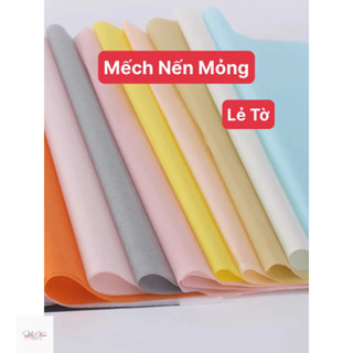 Combo 5 Tờ Giấy Mếch Nến Mỏng, Giấy Nhăn Lót Bó Hoa, Gói Hoa Hàng Loại 1