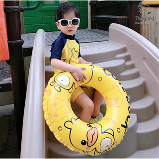 Phao Bơi Tròn Hình Vịt Vàng Dễ Thương Cho Bé | Phao Tập Bơi Trẻ Em Mùa Hè