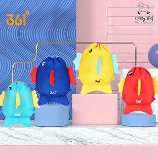 Balo Bơi Trẻ Em 361° Hình Cá Dễ Thương – Túi Rút Chống Nước Đi Biển Cho Bé Trai Bé Gái