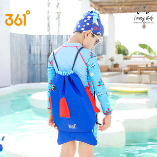 Balo Bơi Trẻ Em 361° Hình Cá Dễ Thương – Túi Rút Chống Nước Đi Biển Cho Bé Trai Bé Gái