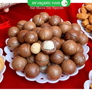  Hạt Macca Sấy nứt vỏ có khoá tách 500gr hạt dinh dưỡng size đại  Hạt mắc ca  AN Organic Food 