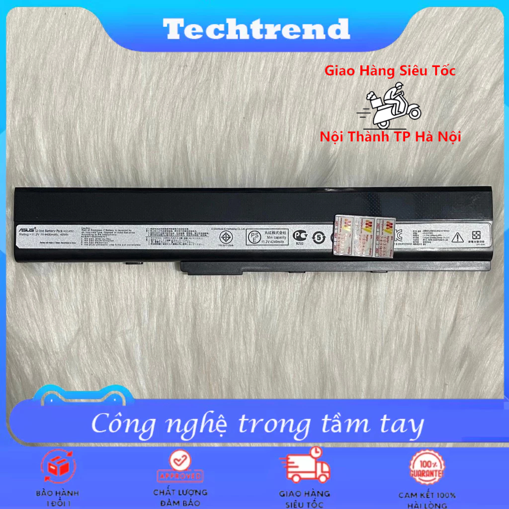 Pin thay thế cho Laptop Asus P42 P42F P42J P42JC cực bền