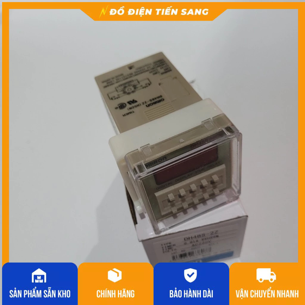 Rơle thời gian (Timer) Omron DH48S-1Z DH48S-2Z, DH48S-S (Kèm đế) Relay thời gian Công tắc hẹn giờ