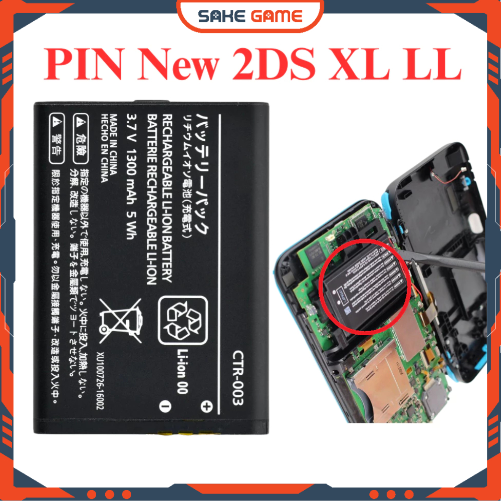 Pin Máy Chơi Game Nintendo New 2DS XL LL Pin Nintendo New 2DS XL LL Pin New 2DS XL LL Pin N2DS XL LL