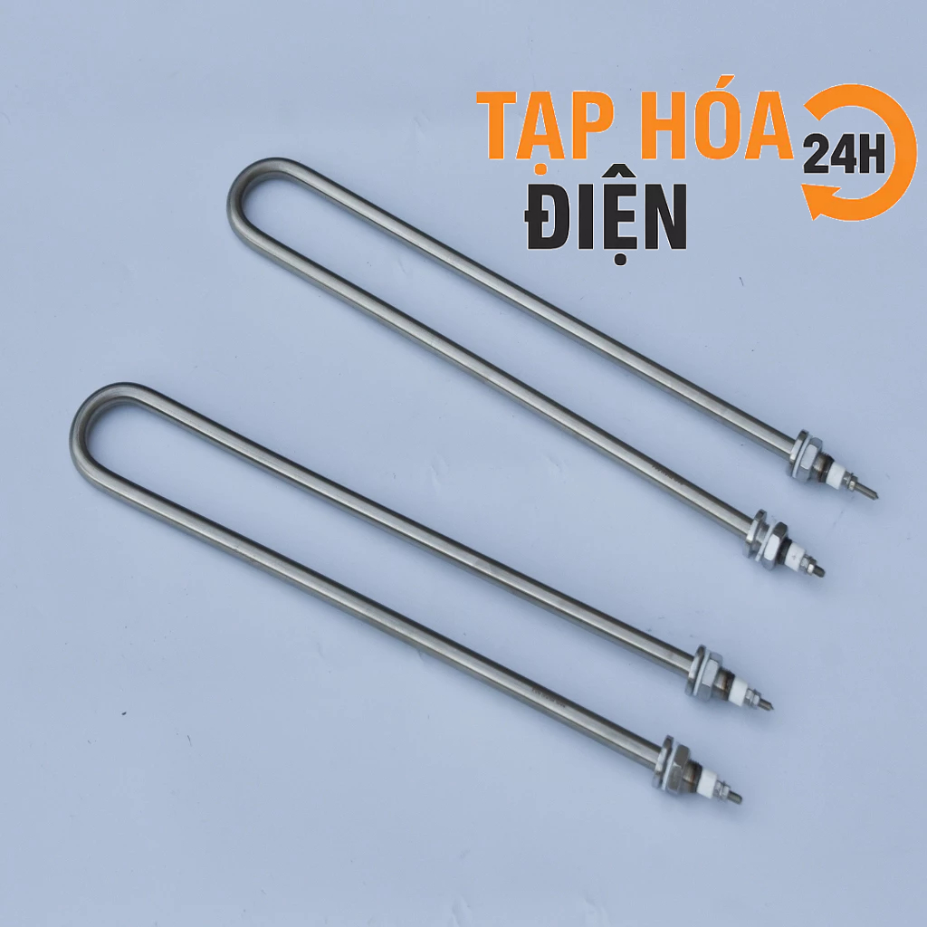 Thanh Nhiệt Điện Trở Chữ U 5kw,4kw,3kw 220V-380V 38cm,40cm,50cm Linh Kiện Nồi Phở Inox 304