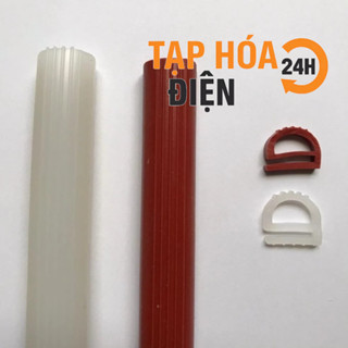 Gioăng silicon tủ cơm chịu nhiệt dạng chữ E, chữ M, M lệch, dùng làm kín tủ cơm, tủ hấp (bán theo Mét)