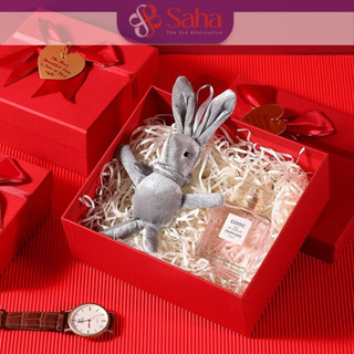 Hộp Đựng Quà Sinh Nhật Màu Đỏ Kèm Túi Gắn Nơ Nhiều Size, Hộp Quà Valentine Tặng Bạn Gái, Người Yêu