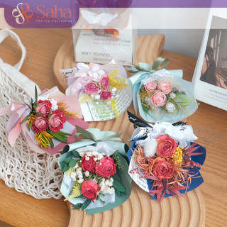  Bó Hoa Khô Mini Decor Handmade Nhiều Màu Trang Trí Hộp Quà Decor Chụp Hình Tặng Bạn Gái - PK12 