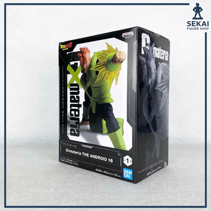 Mô Hình Chính Hãng ANDROID 16 - DRAGON BALL Z G x materia (Bandai) Figure
