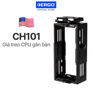 Giá Đỡ CPU Máy Tính Gắn Bàn DERGO Flexispot CPU Holder CH101 - Giữ Cây Máy Tính (CPU) An Toàn Và Gọn Nhẹ Dưới Mặt Bàn