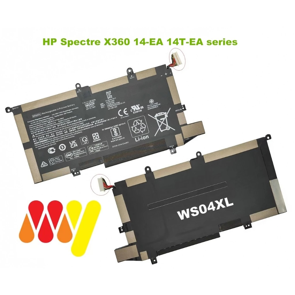 Pin laptop  Spe X360 14t-ea 14t-ea000, 14t-ea100, 14t-ea200 WS04XL