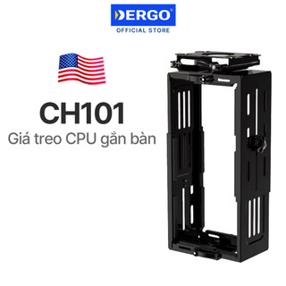  Giá Đỡ CPU Gắn Bàn CPU Holder DERGO Flexispot CH101 Xoay 360 Độ Tải Trọng 15kg 