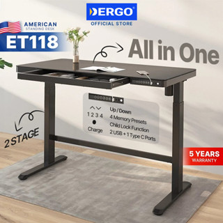 Bàn Làm Việc Điều Chỉnh Độ Cao DERGO Flexispot All-in-One ET118 (EW8)