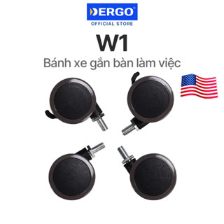 Bánh Xe Bàn Làm Việc Đứng DERGO Flexispot W1 (Bộ 4 bánh)