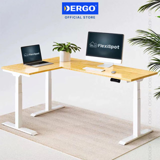Khung Bàn Làm Việc Điều Chỉnh Độ Cao DERGO Flexispot E7T - Khung chữ L (Không kèm mặt bàn)