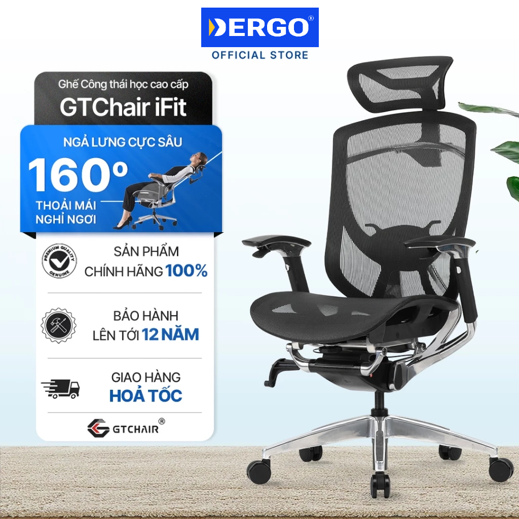 Ghế Công Thái Học Ergonomic GTChair IFIT