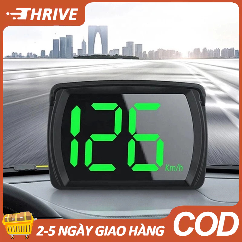 Thiết bị hiển thị tốc độ kính chắn gió HUD ô tô cổng USB, sử dụng định vị GPS ô tô