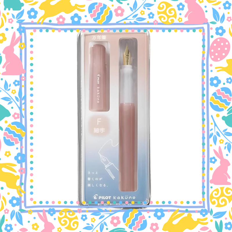 PILOT Kakuno Fountain Pen Madoromi Color Series (Pink, Fine Point F)