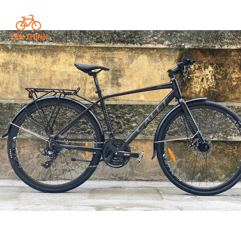 Nhập mã: XEDAPCL - Xe đạp touring đường phố Calli I5 (tặng đèn, gọng nước, dầu xích, lục giác lắp xe)