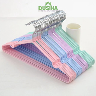 Combo 50 Móc treo quần áo G05 bằng kim loại bọc nhựa siêu bên chống trượt. Size 40cm